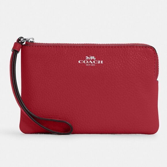 Coach Corner Zip Wristlet - Picture 1 of 2